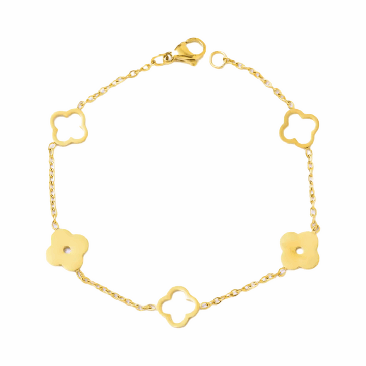 Clover Cleopatra Gold Bracelet