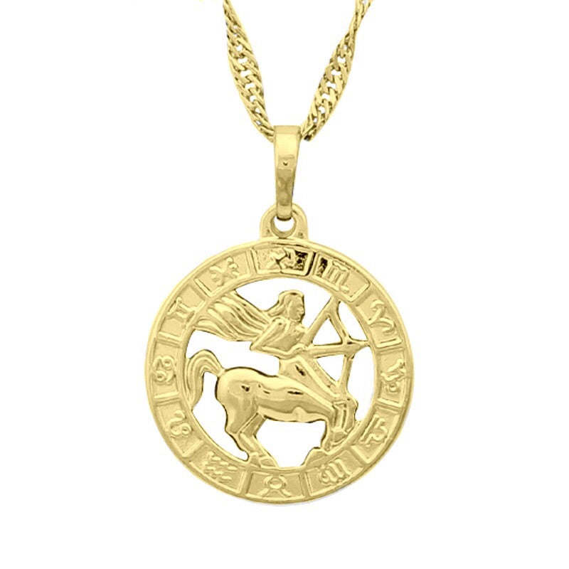 Zodiac Necklace Luxe Gold