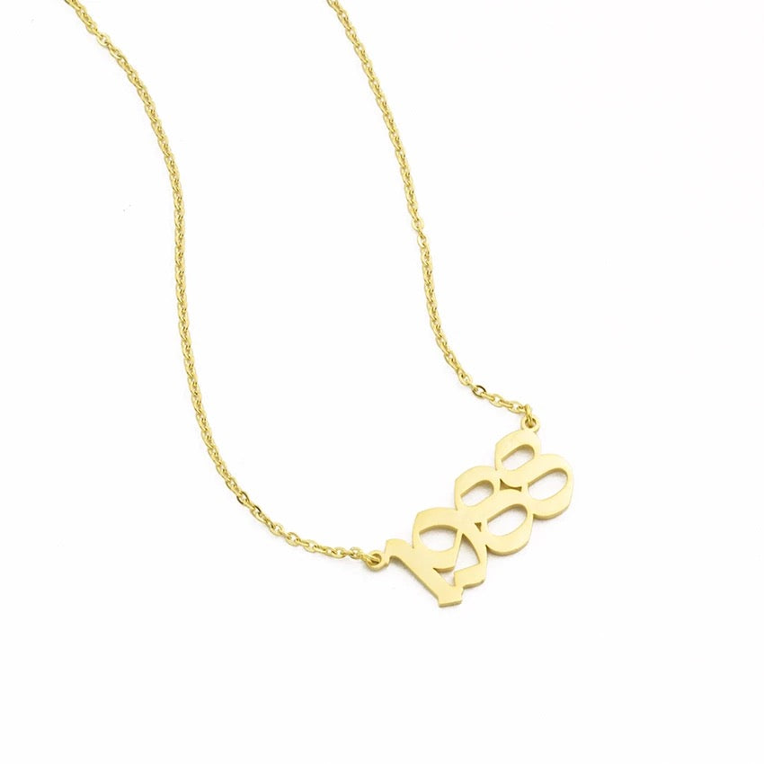 Numerals Necklace