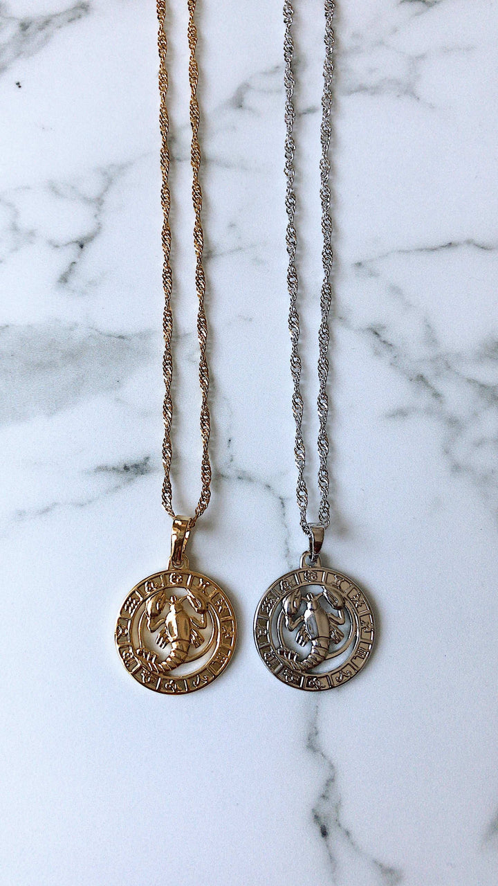 Zodiac Necklace Luxe Silver