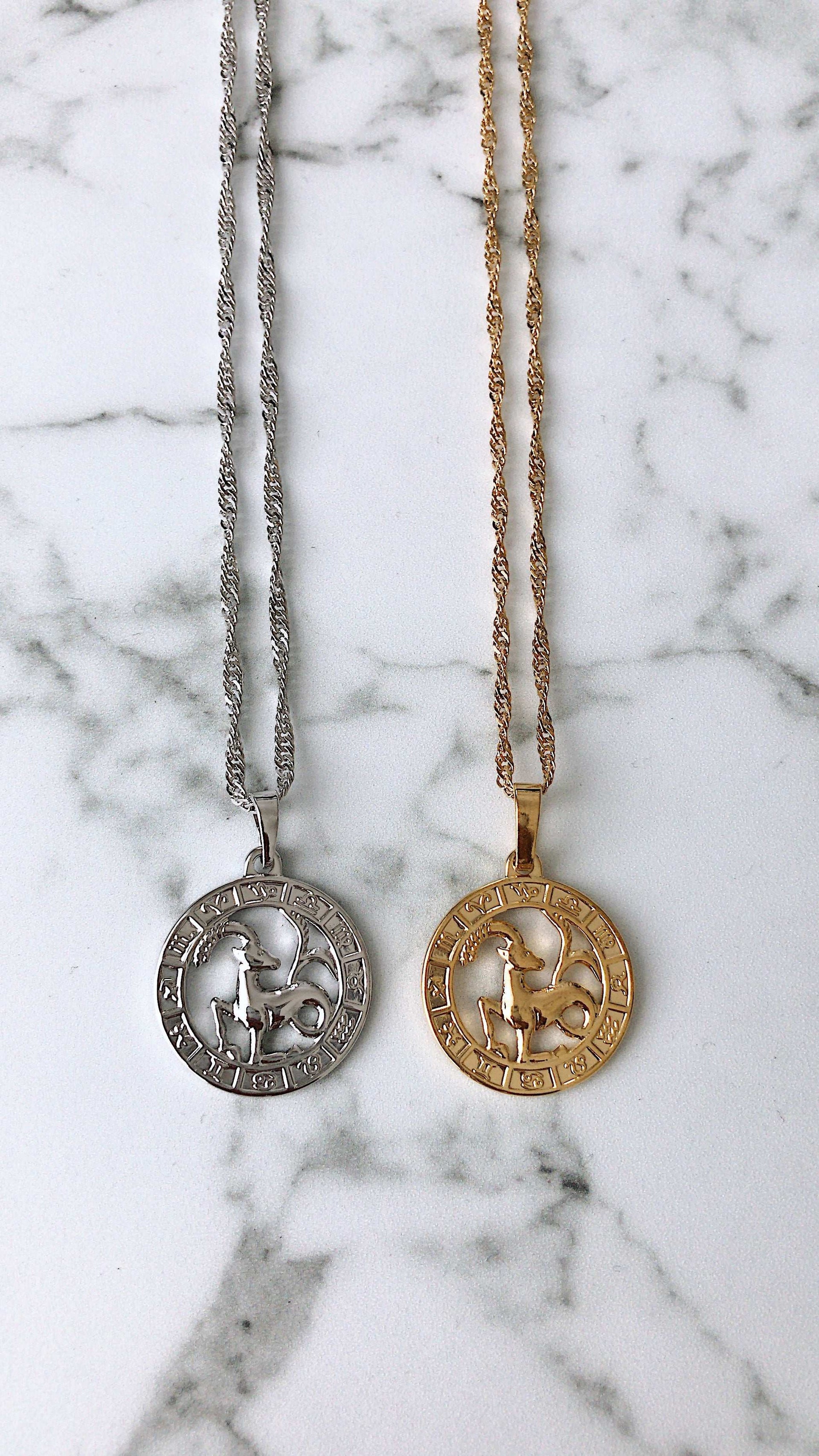 Zodiac Necklace Luxe Silver