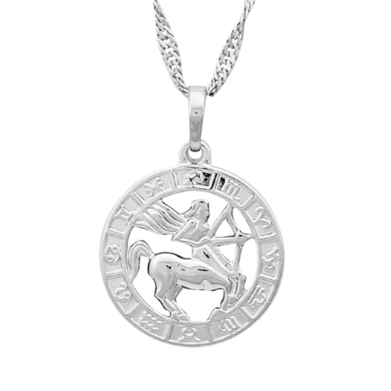 Zodiac Necklace Luxe Silver