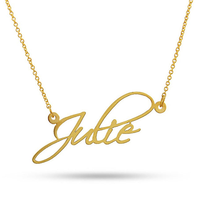 Cursive Necklace Silver / Gold / Rosegold
