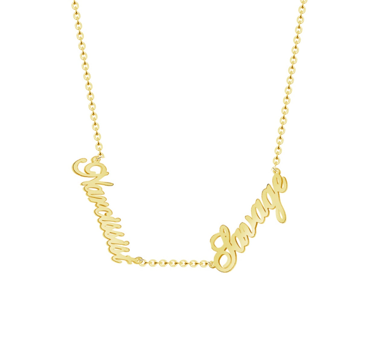 Double Name Necklace