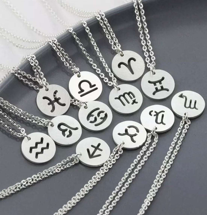 Zodiac Sign Necklace (Silver/Guld)