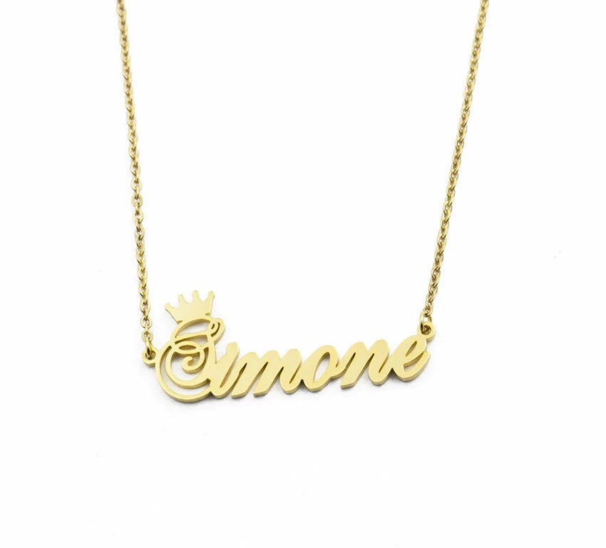 Crown Necklace Gold