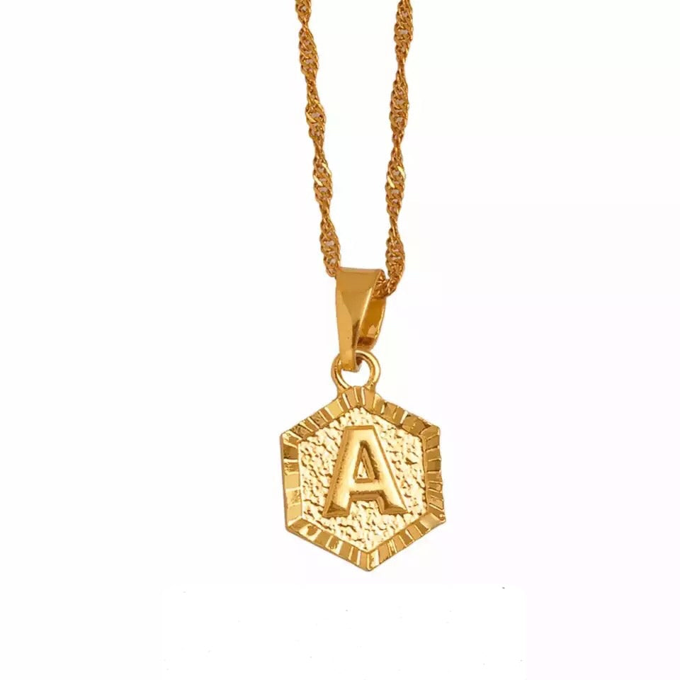 Initial Necklace Luxe