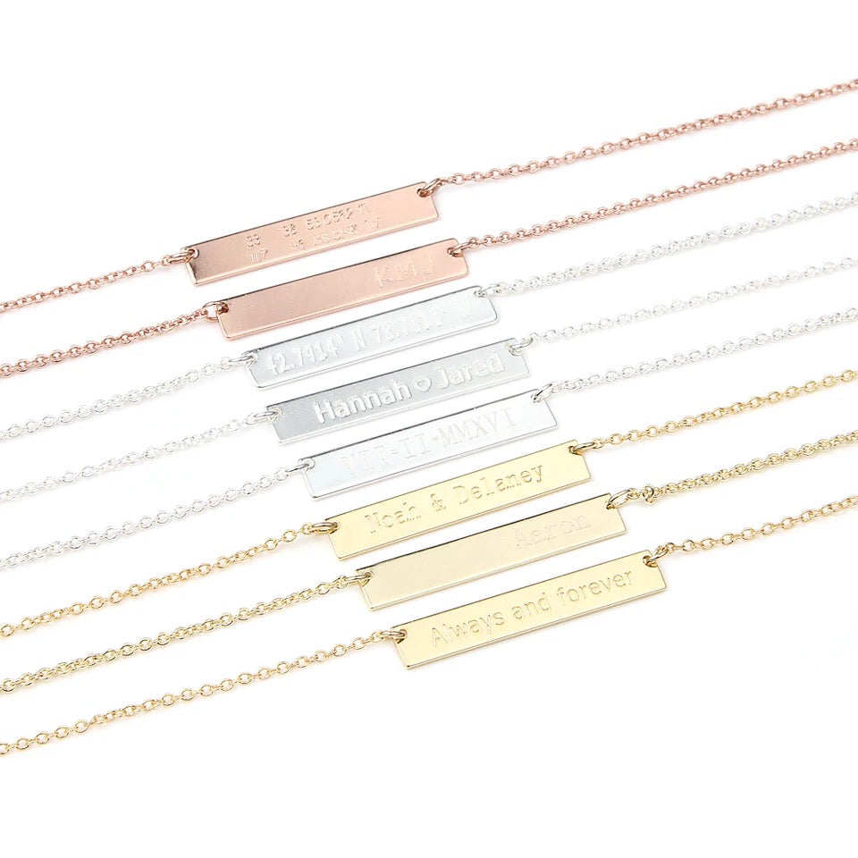 Nameplate Necklace