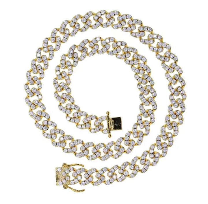 Cuban Chain Necklace Deluxe Gold