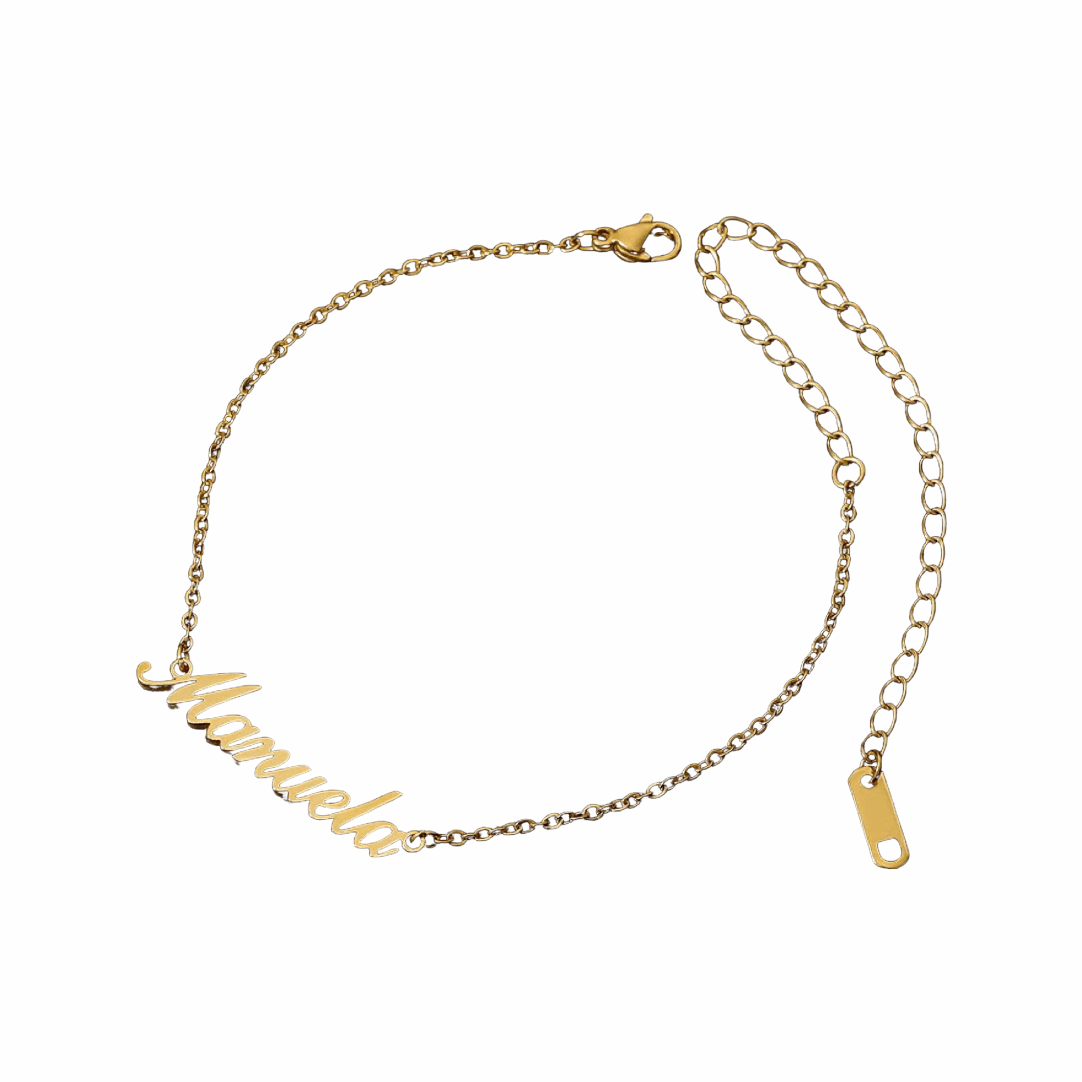 Nameplate Anklet