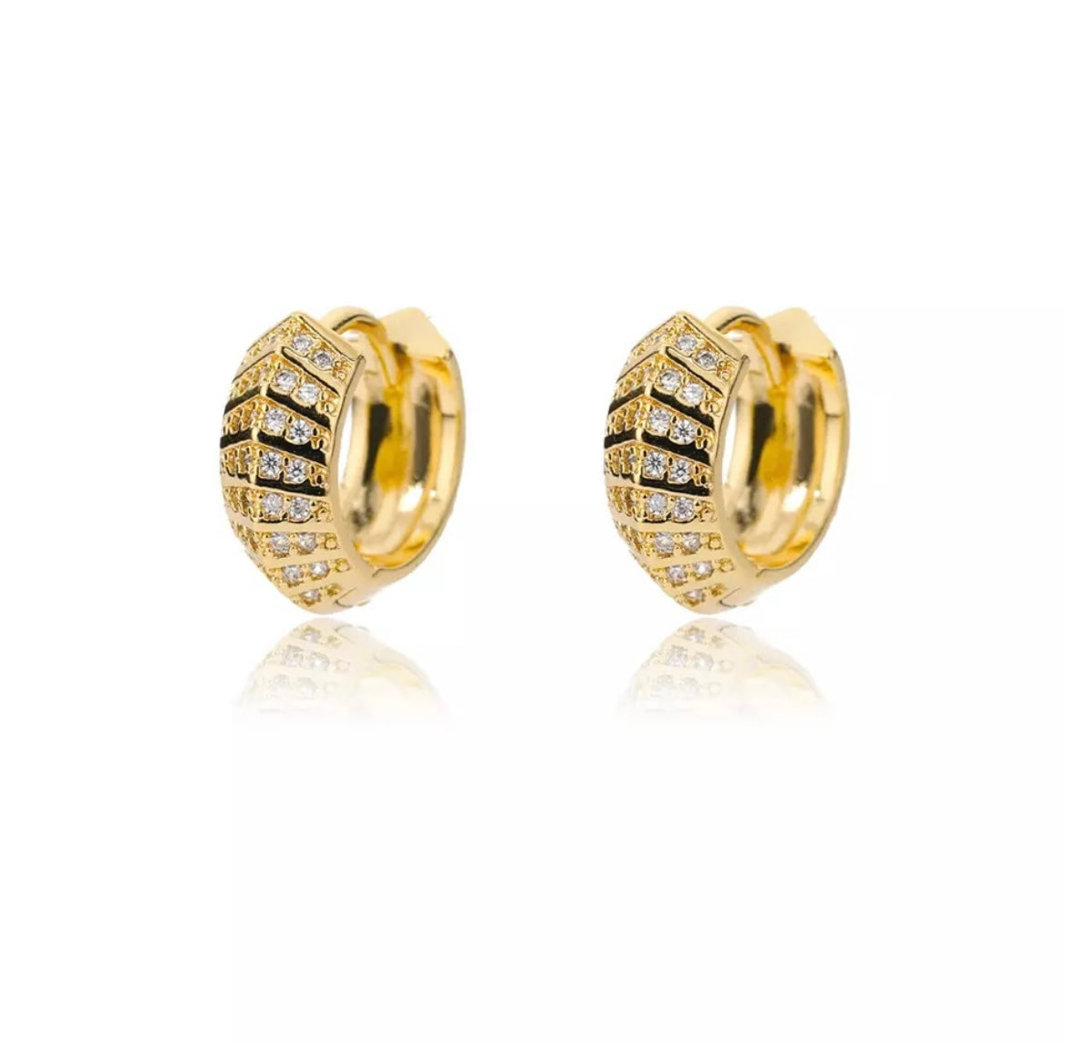 Skye Hoop Earrings Gold