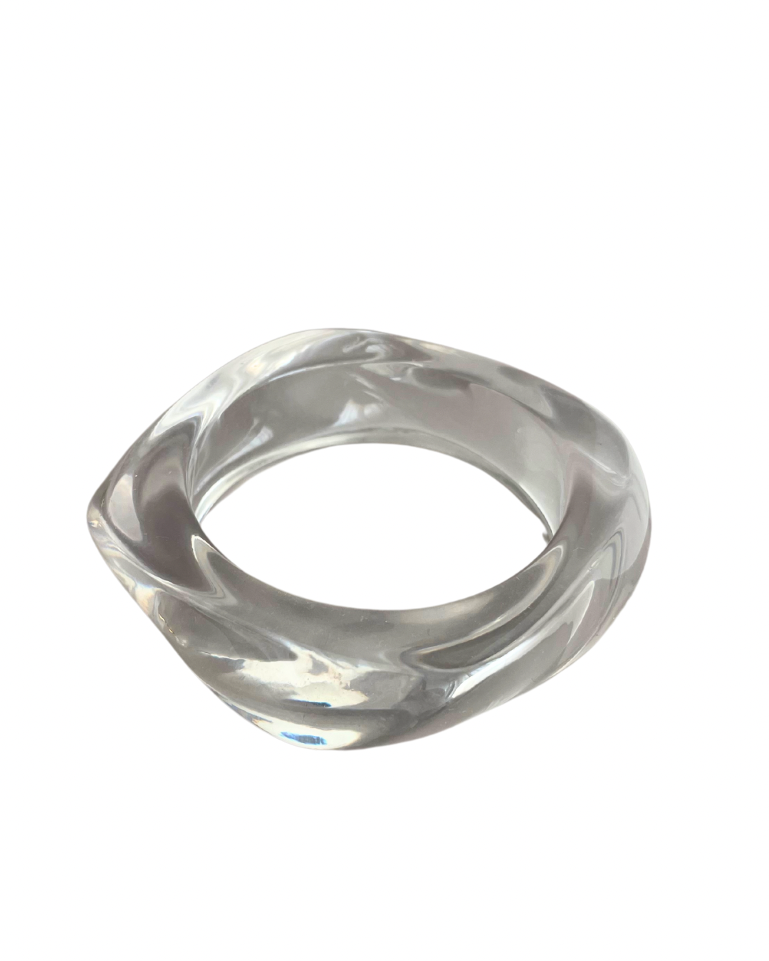 Clear Resin Bangle