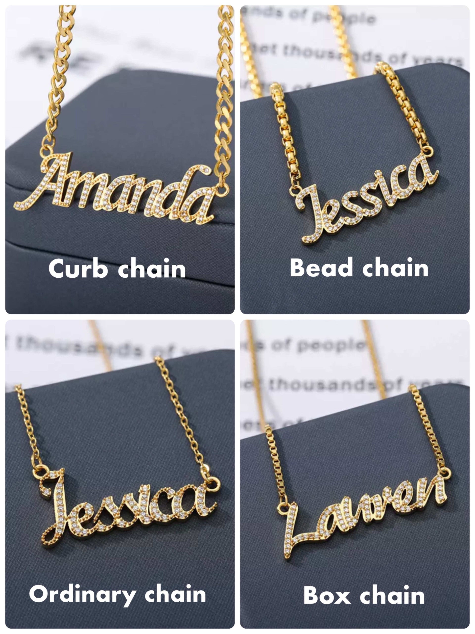 Crystal Name Necklace