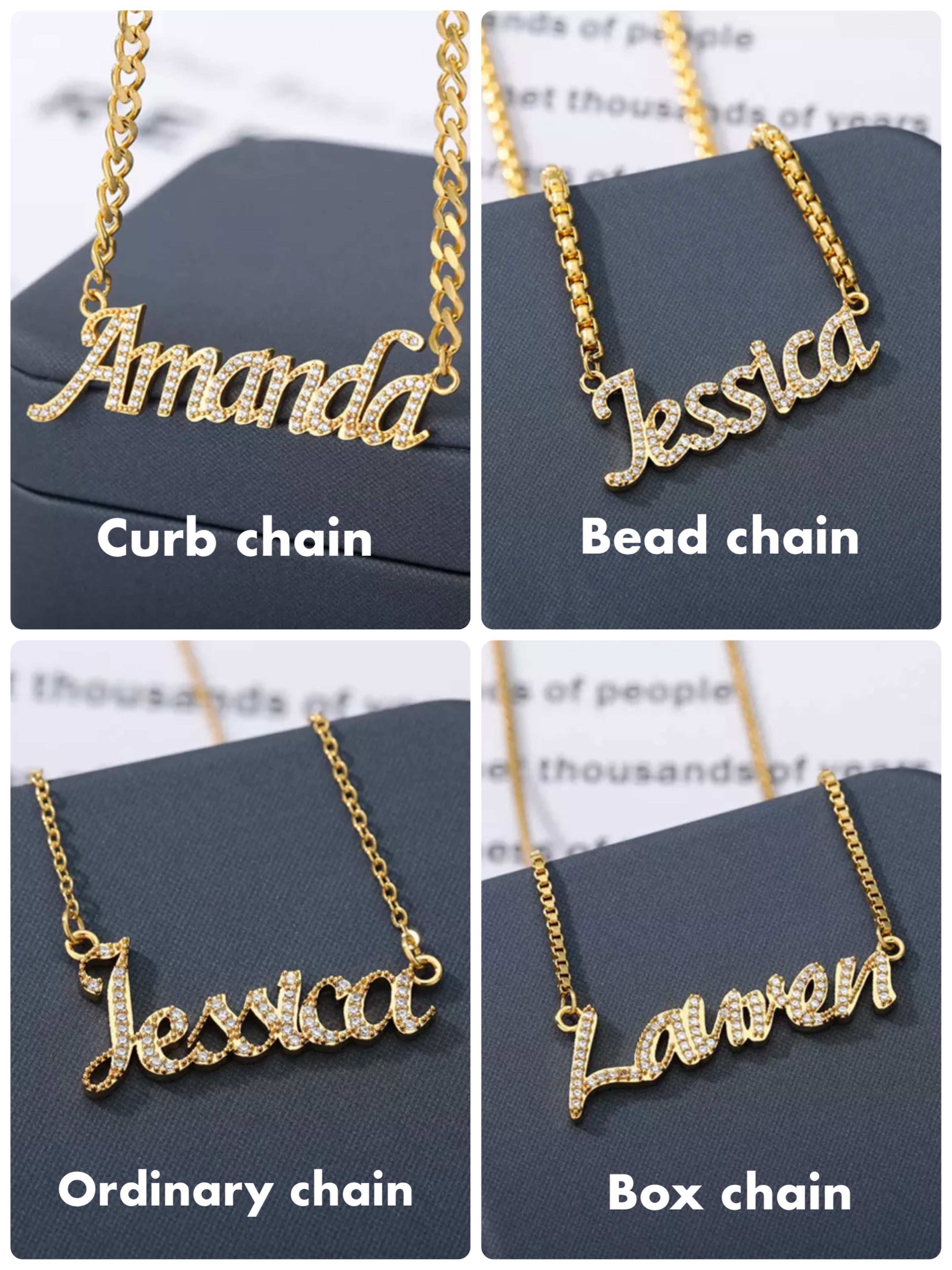 Crystal Name Necklace