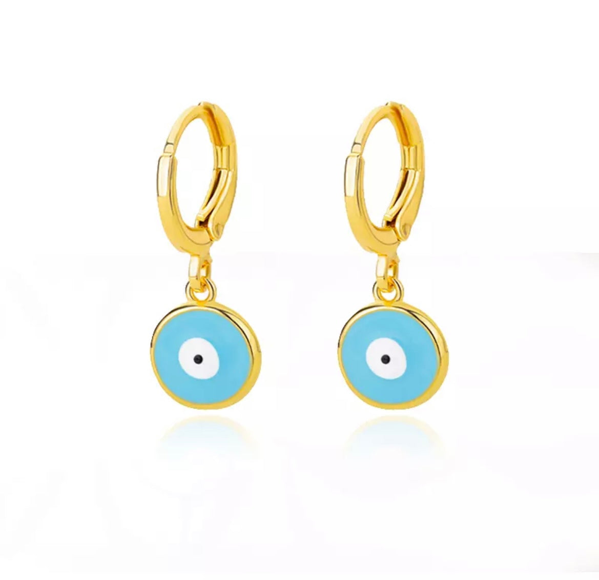 Evil Eye Hoop Earrings