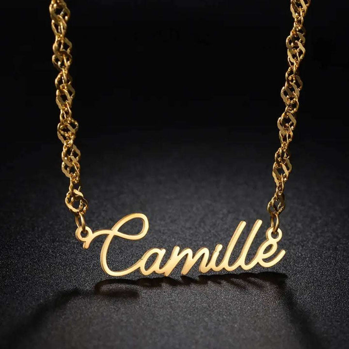 Nameplate Necklace