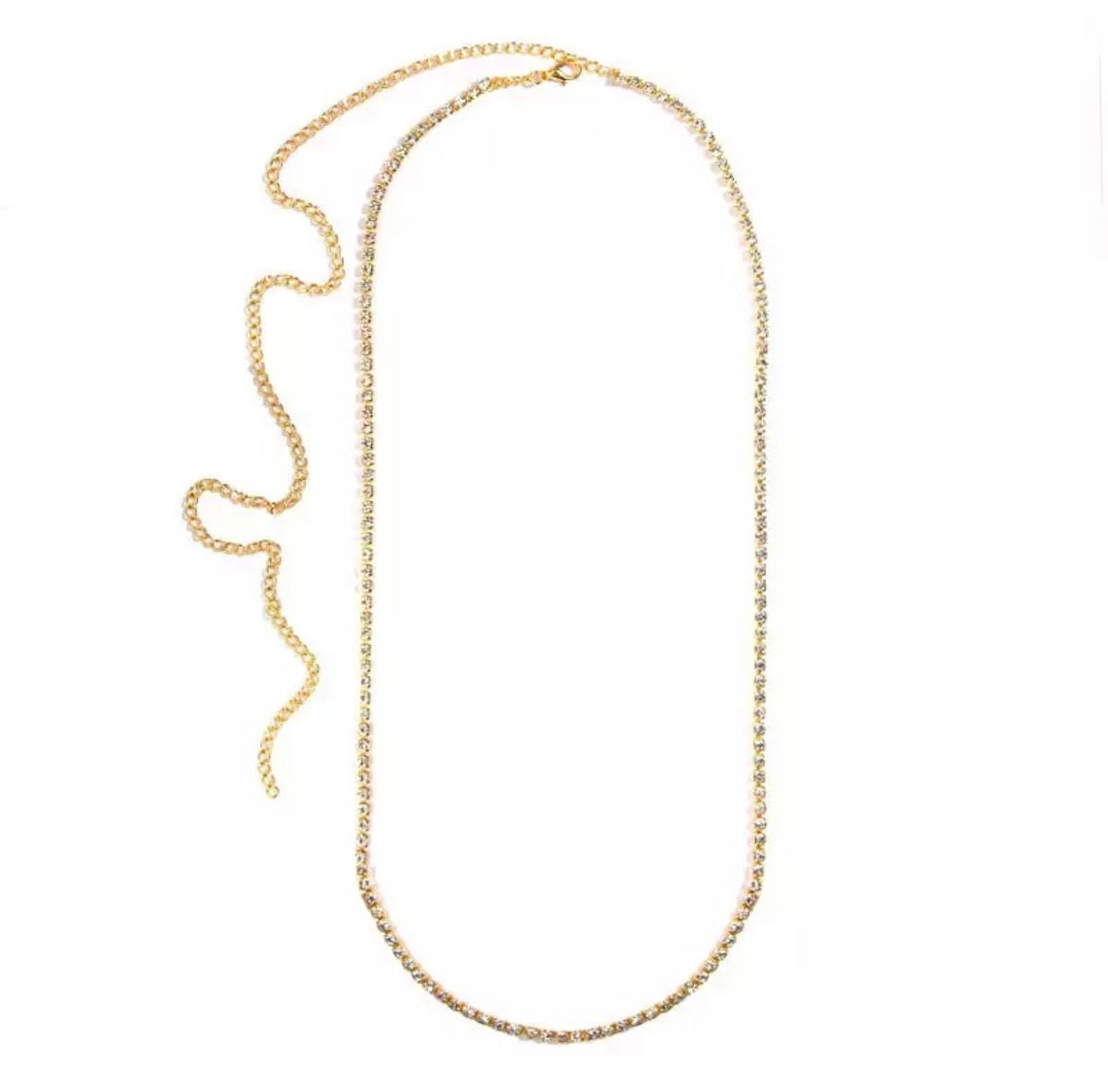 Tennis Bellychain Gold