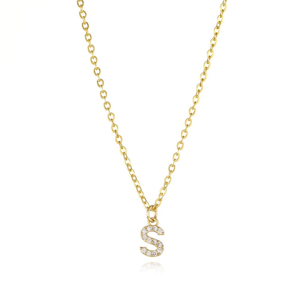 Initial Sparkle Necklace