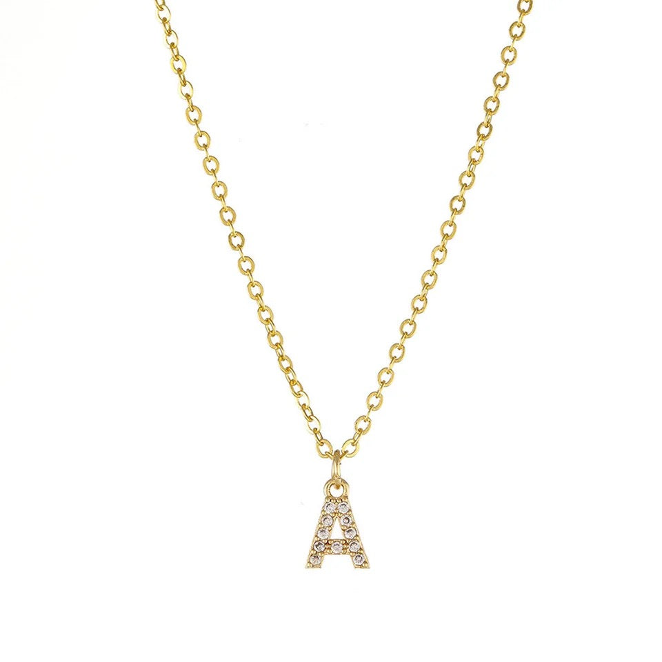 Initial Sparkle Necklace