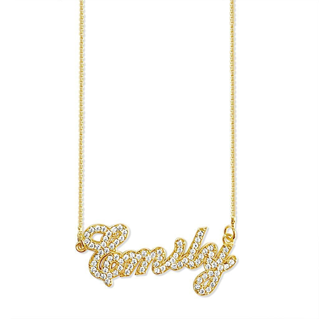 Crystal Name Necklace