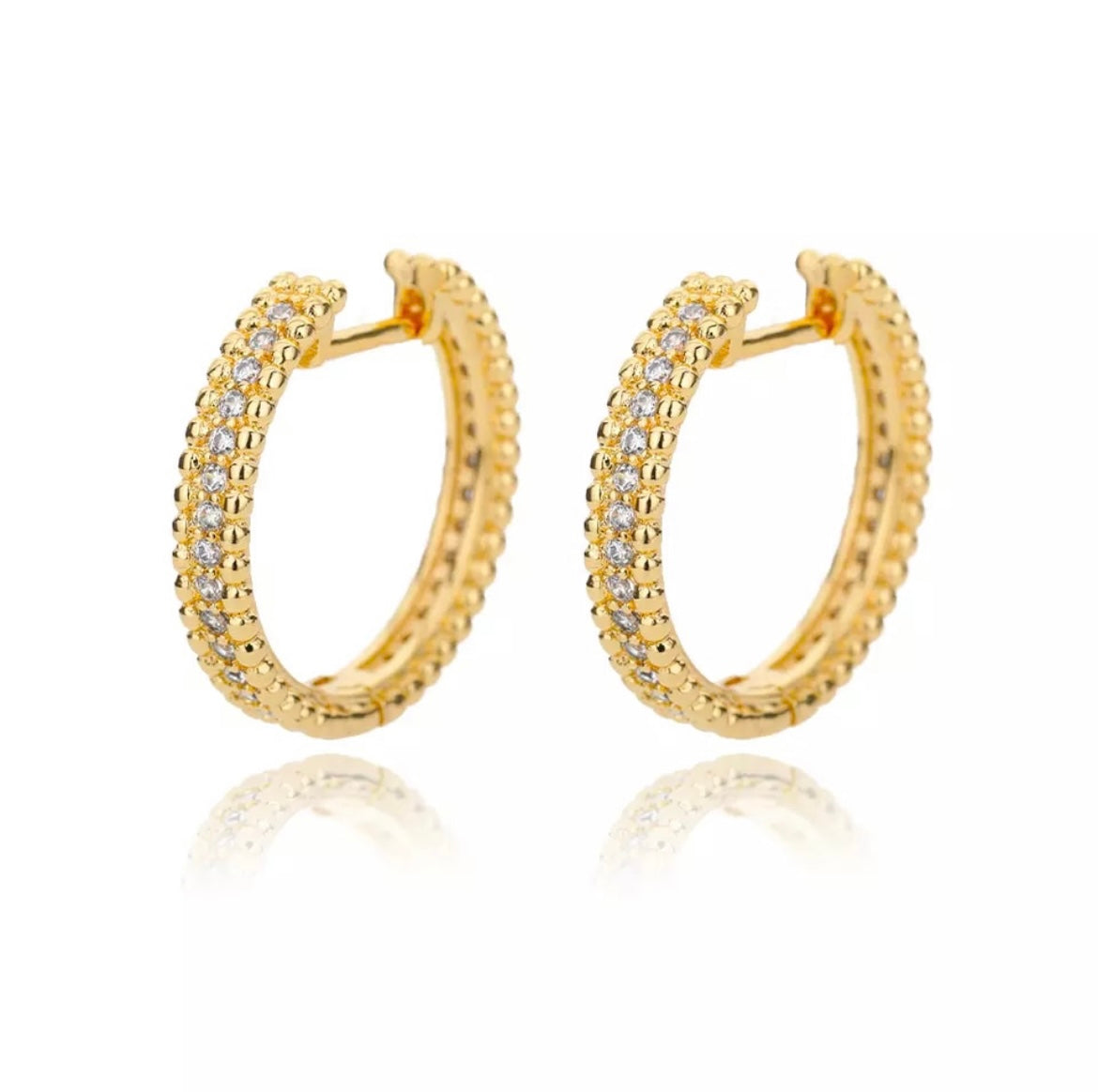 Miranda Hoop Earrings Gold