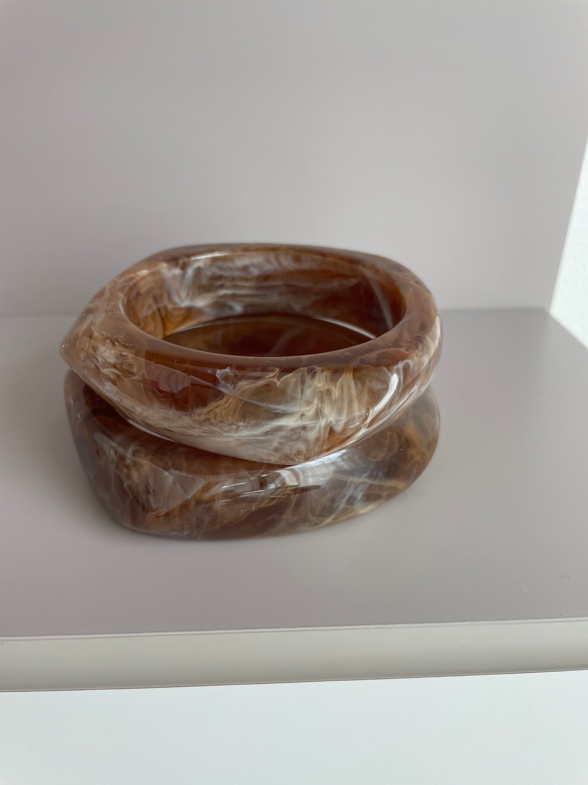 Cappuccino Resin Bangle