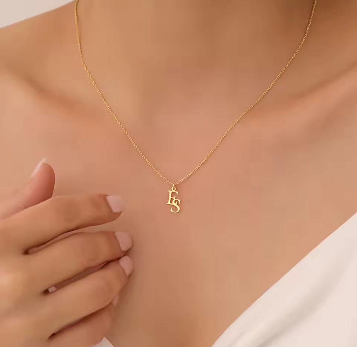 Initials Petite Necklace