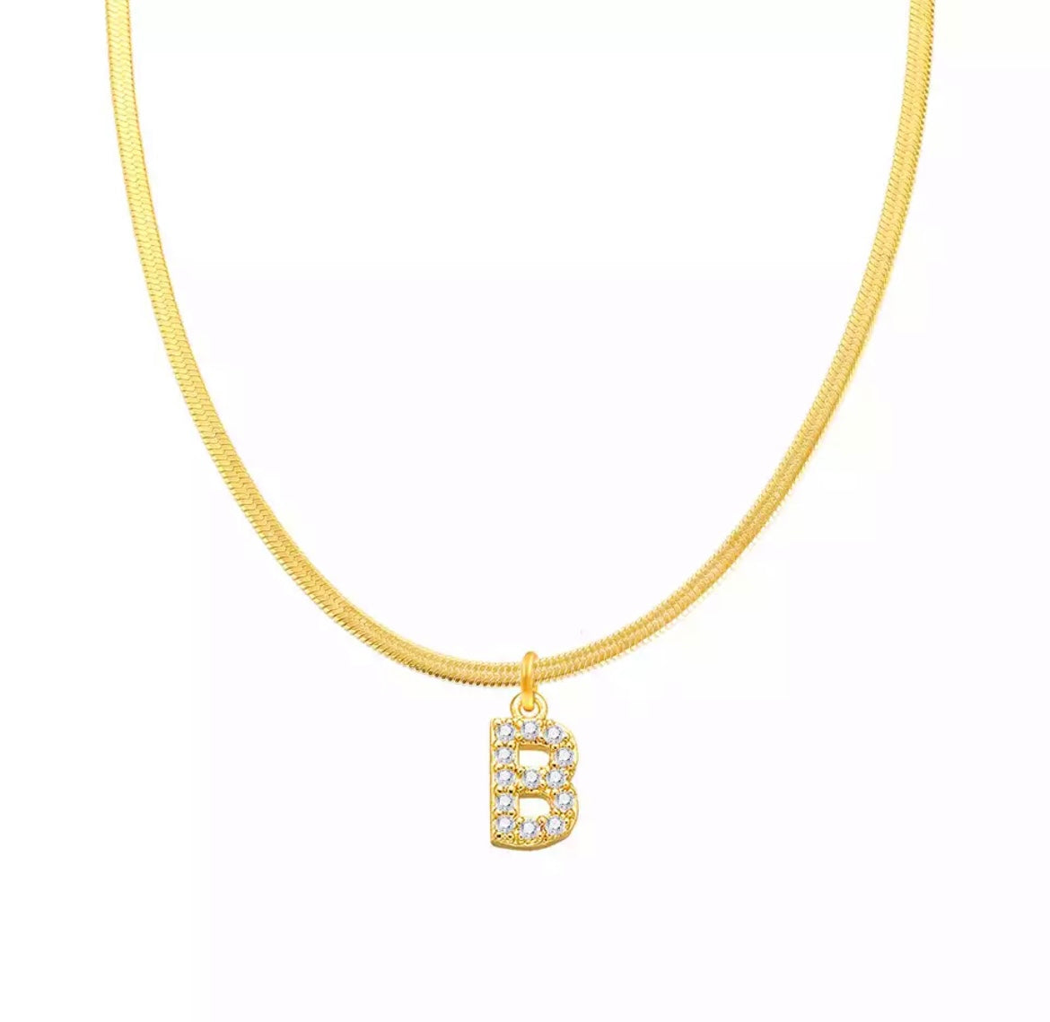 Initial Sparkle Necklace