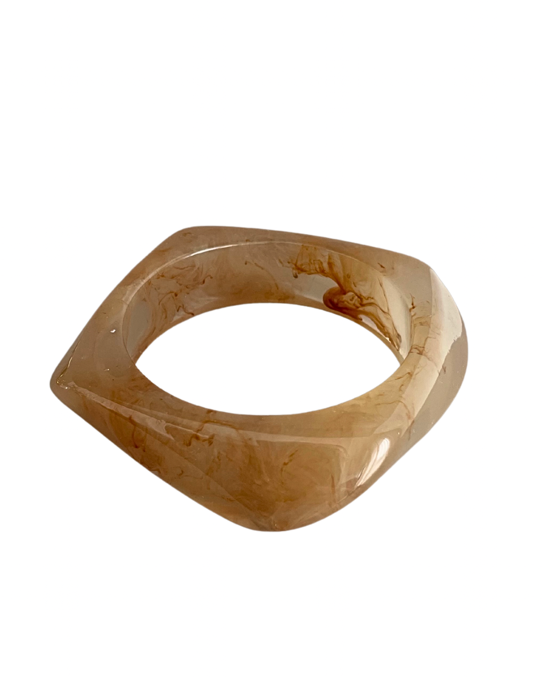 Peach Resin Bangle
