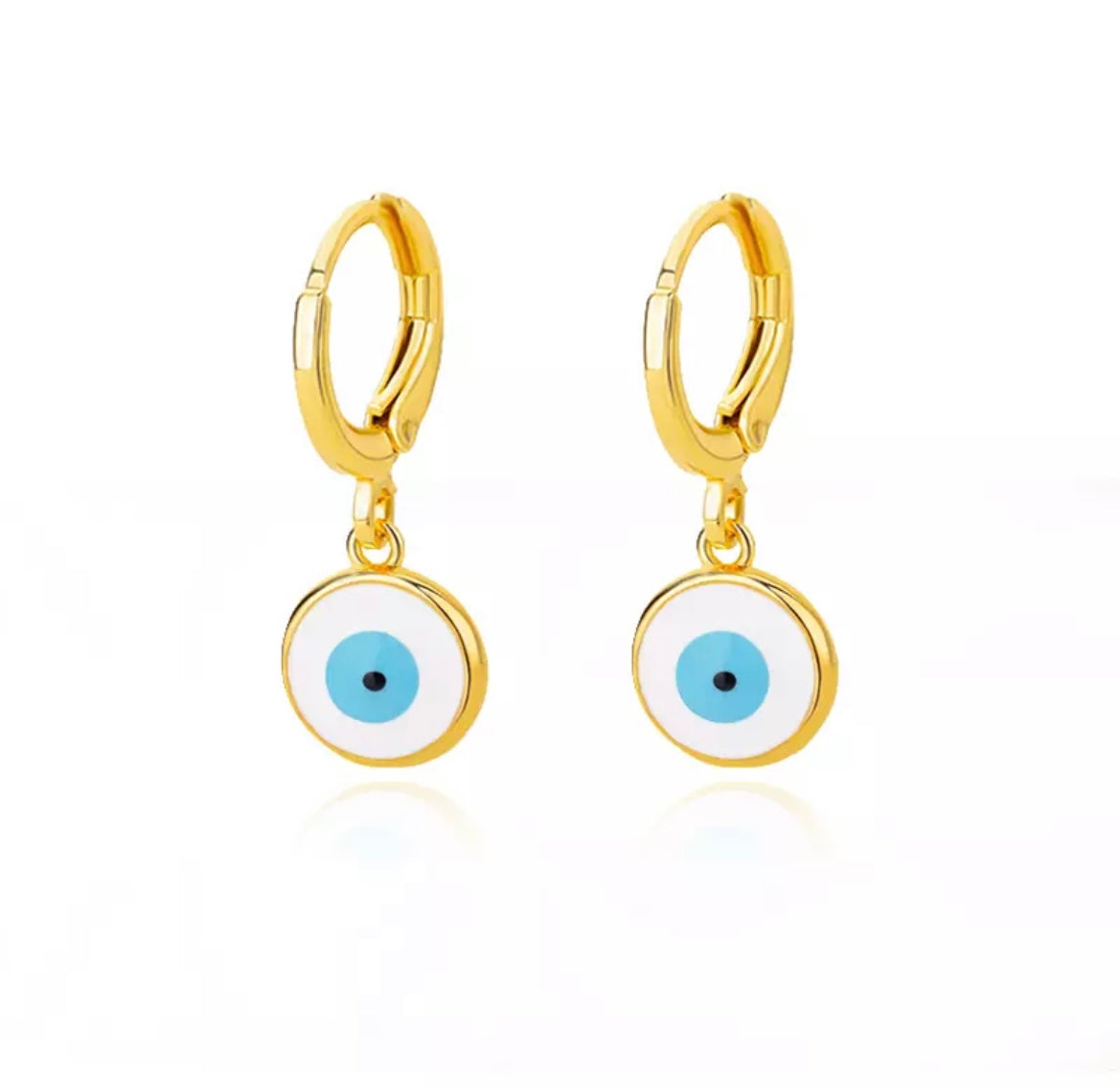 Evil Eye Hoop Earrings