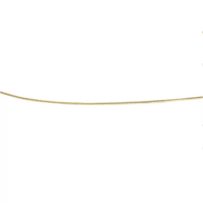 Thin Herringbone Snake Chain Round