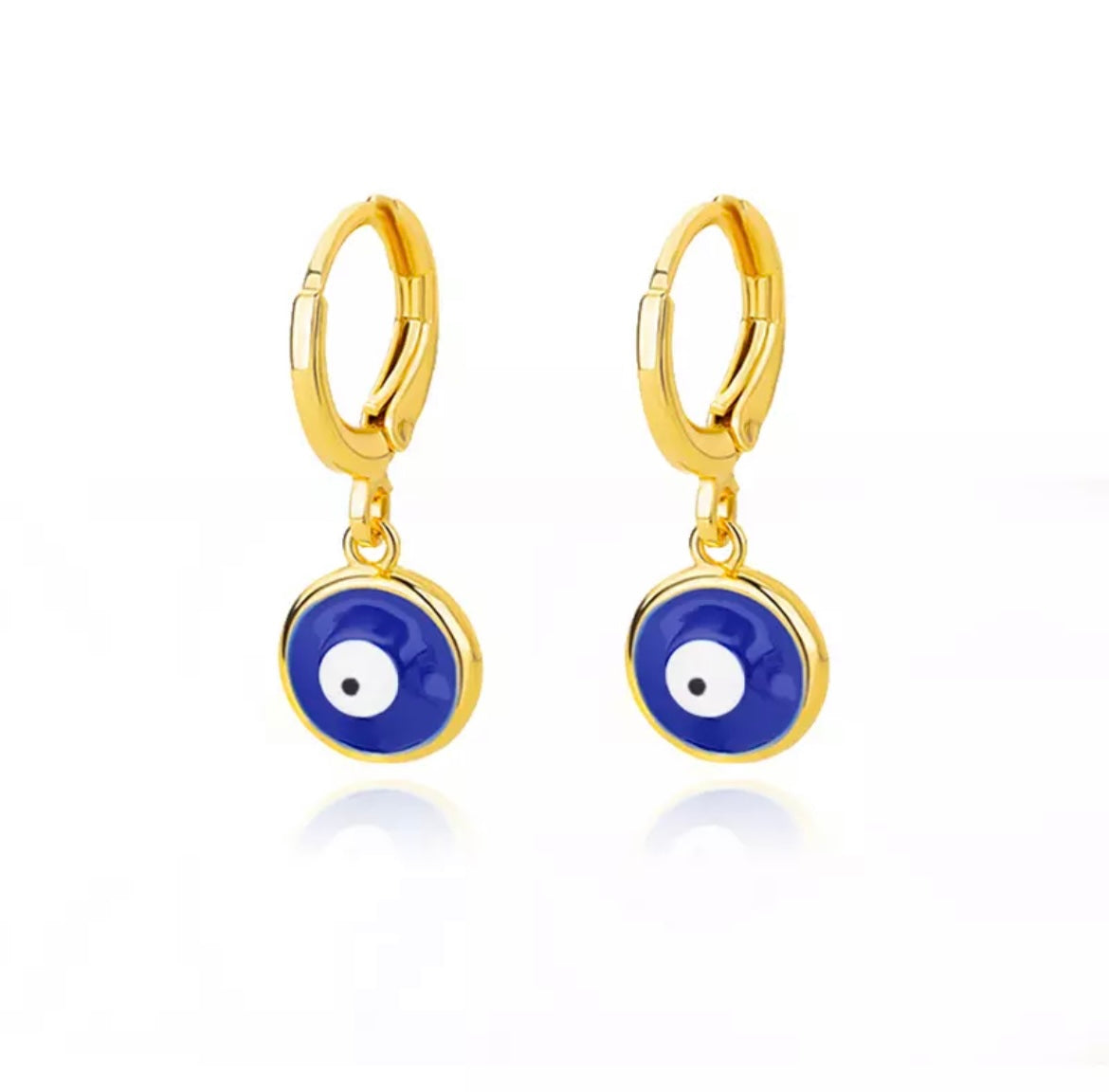 Evil Eye Hoop Earrings