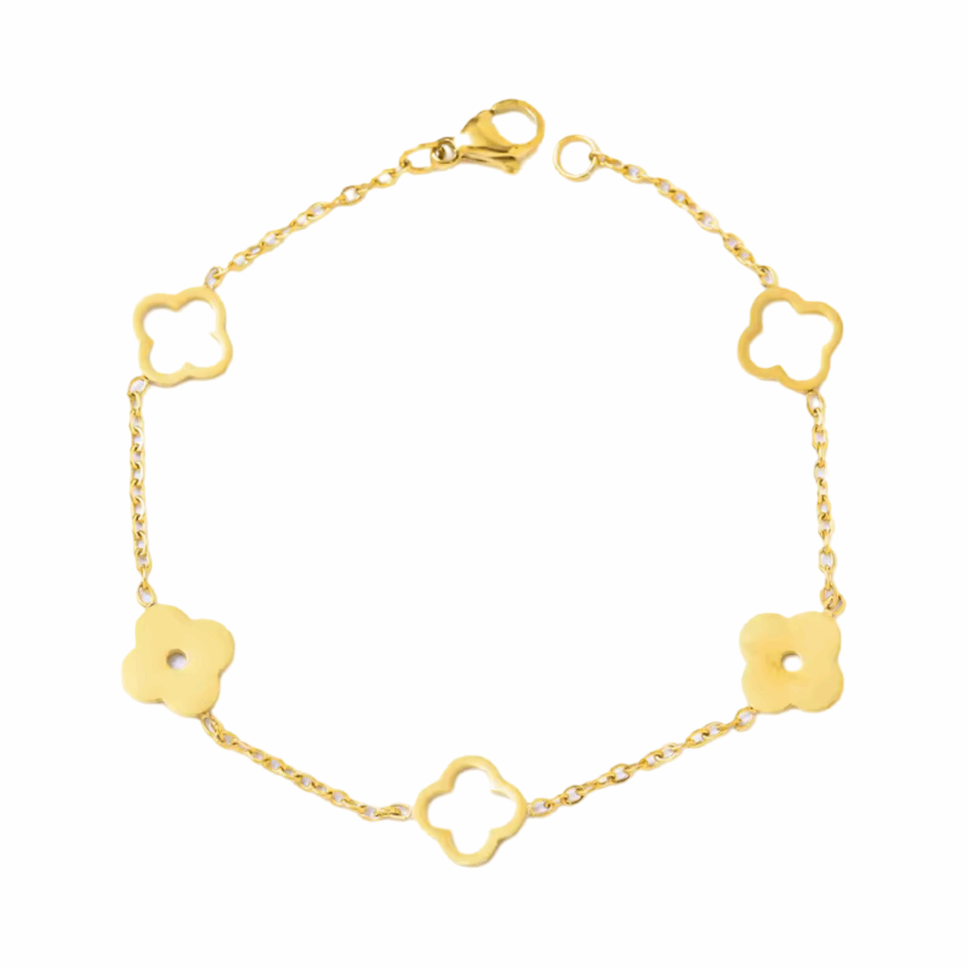 Clover Cleopatra Gold Bracelet