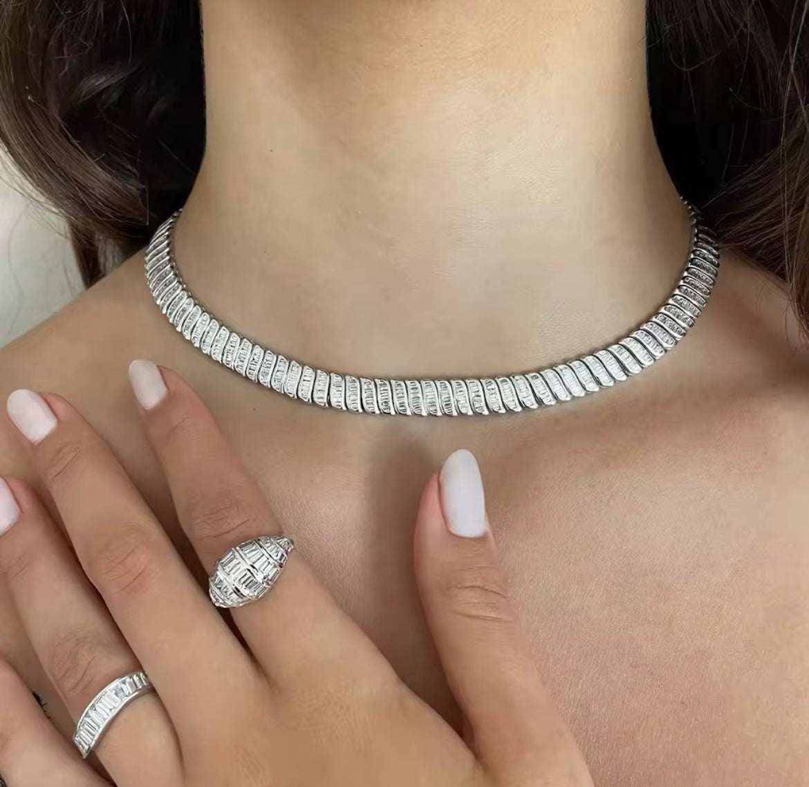 Maya Necklace Luxe Silver