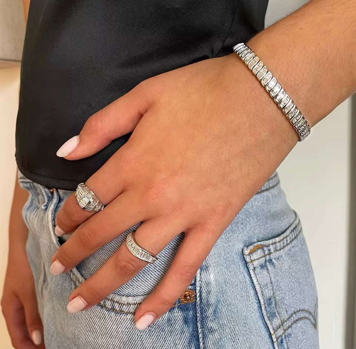 Maya Bracelet Luxe Silver