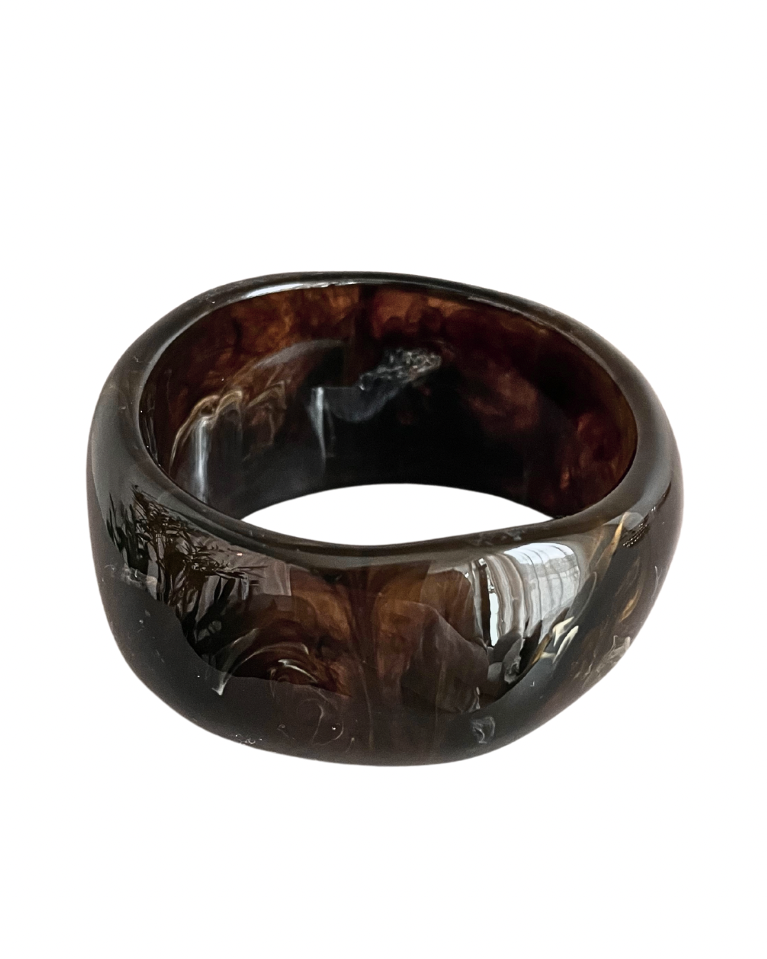 Brown Mixed Resin Bangle