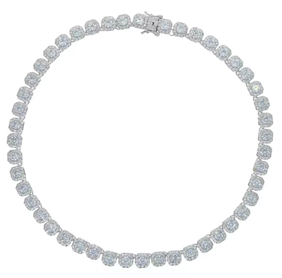 Dahlia Necklace Luxe Silver