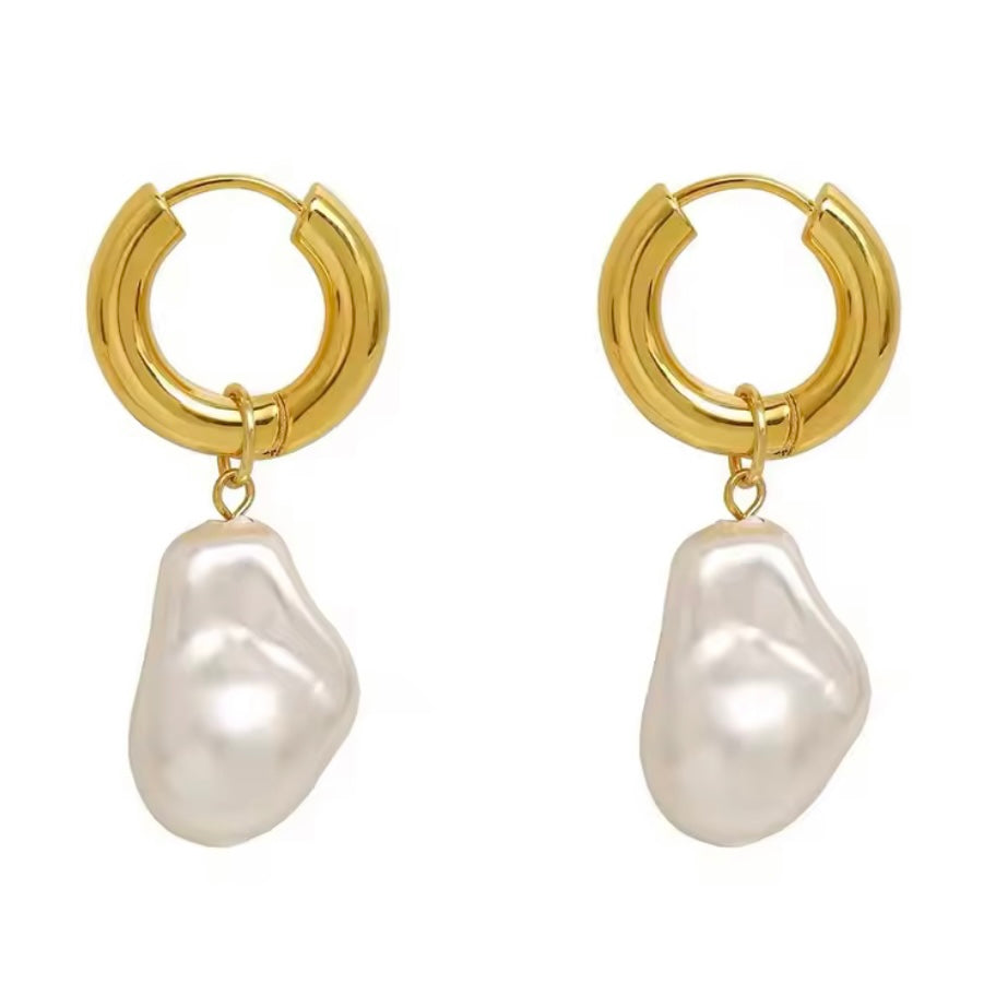 Chunky Pearl Earrings